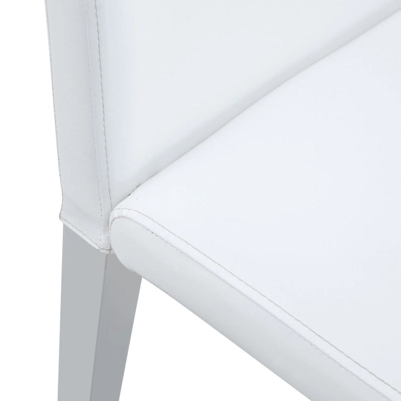 Chaises de salle à manger modernes avec pieds en métal, Chaise d'appoint, Chaise de cuisine sans accoudoirs pour salle à manger