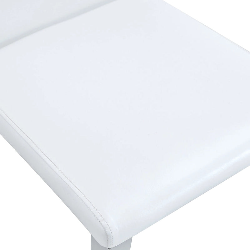 Chaises de salle à manger modernes avec pieds en métal, Chaise d'appoint, Chaise de cuisine sans accoudoirs pour salle à manger