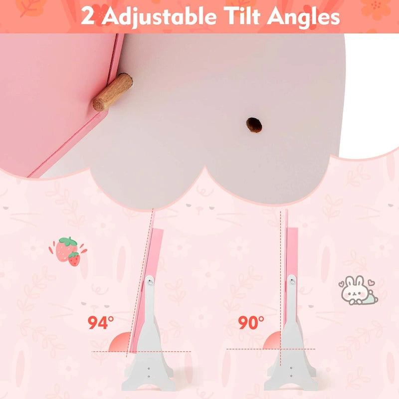 Meuble à bijoux pour enfants sur pied Rangement à bijoux pour enfants