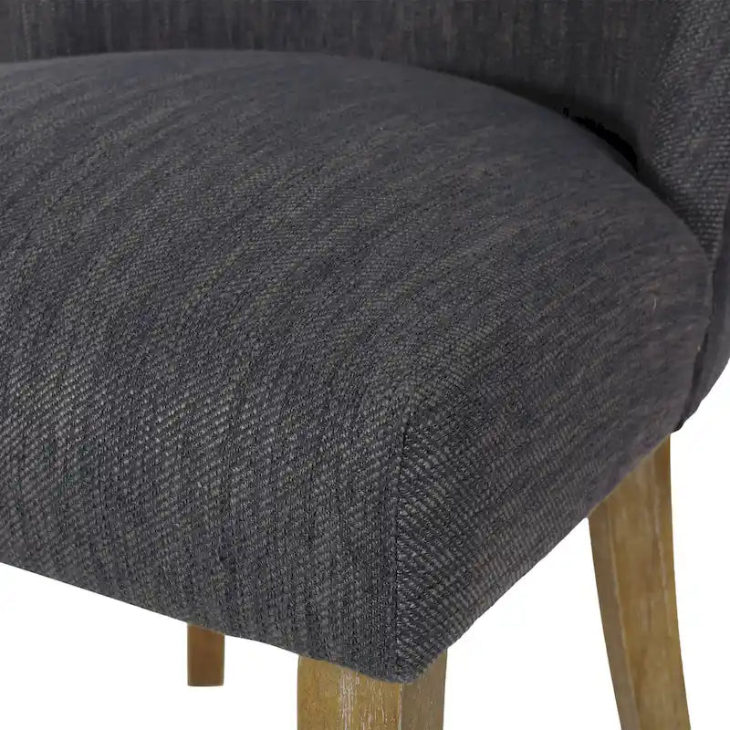 Chaises de salle à manger en tissu (deux chaises par ensemble).