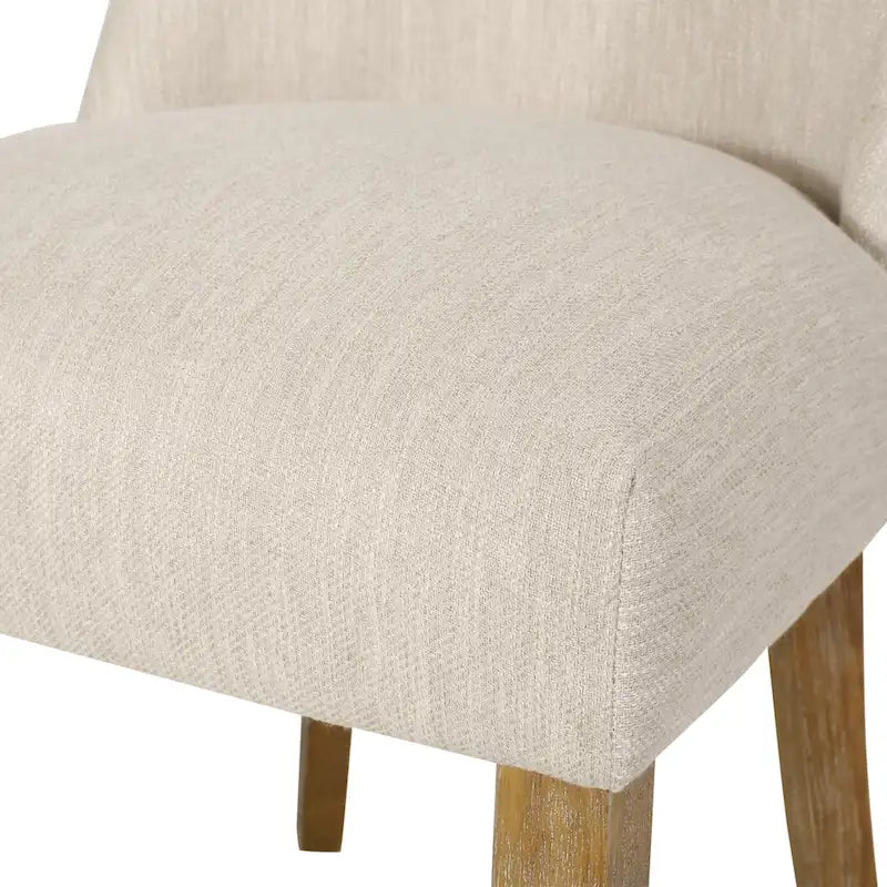 Chaises de salle à manger en tissu (deux chaises par ensemble).