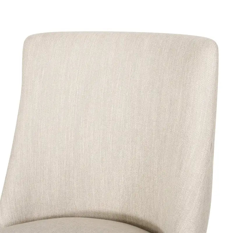 Chaises de salle à manger en tissu (deux chaises par ensemble).