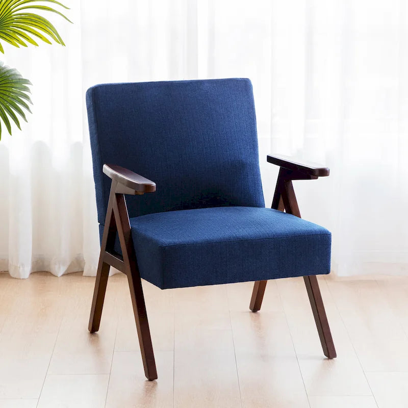 Deux chaises longues rembourrées, convenant au salon et à la chambre.