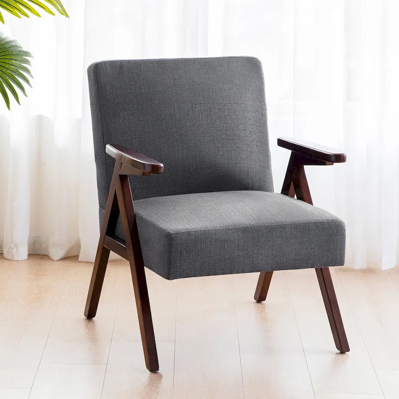 Deux chaises longues rembourrées, convenant au salon et à la chambre.