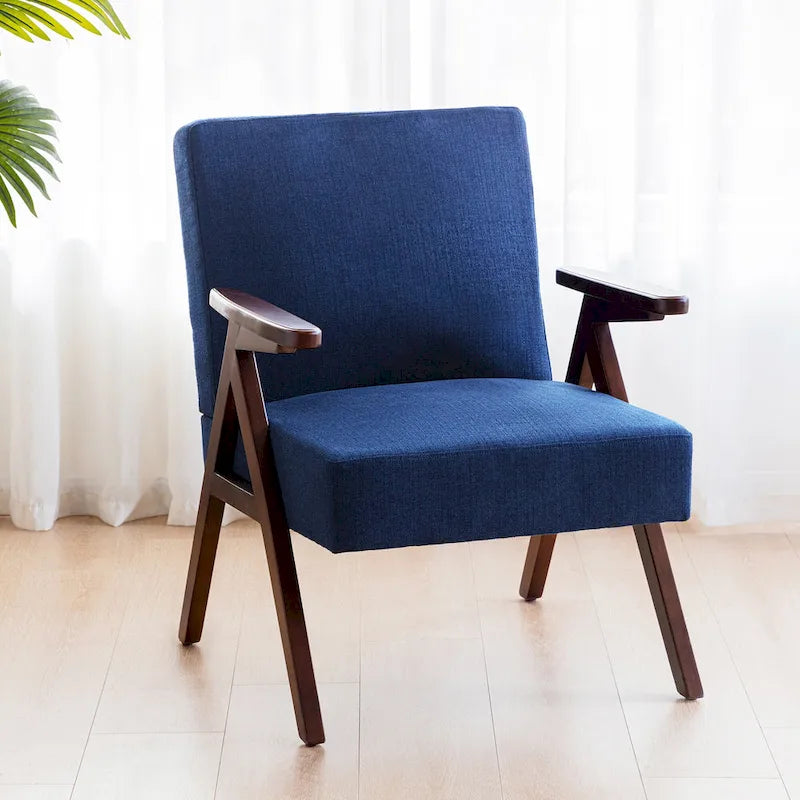 Deux chaises longues rembourrées, convenant au salon et à la chambre.