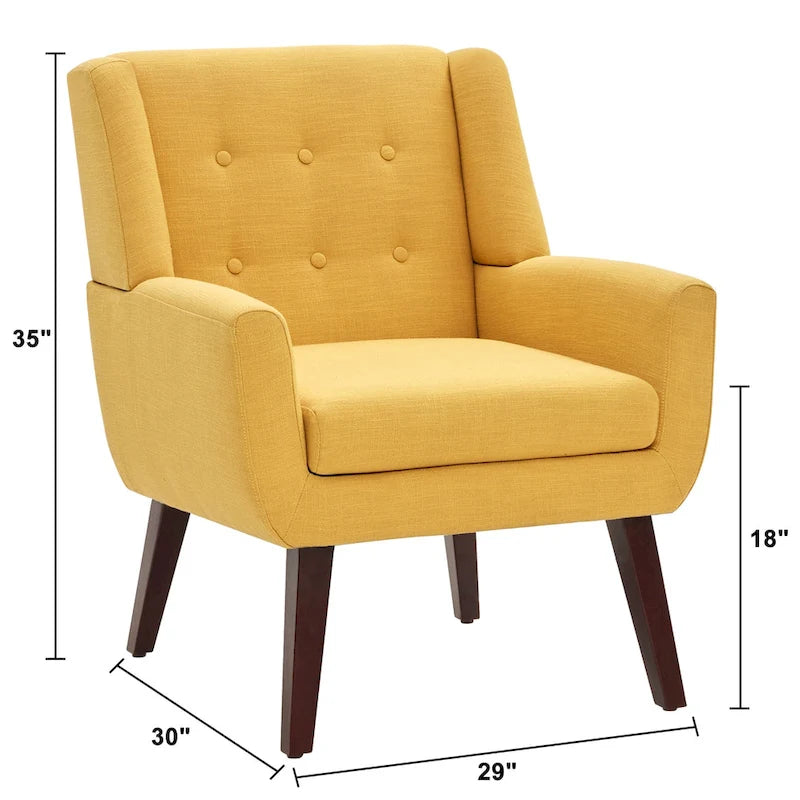 Ensemble de deux fauteuils capitonnés modernes