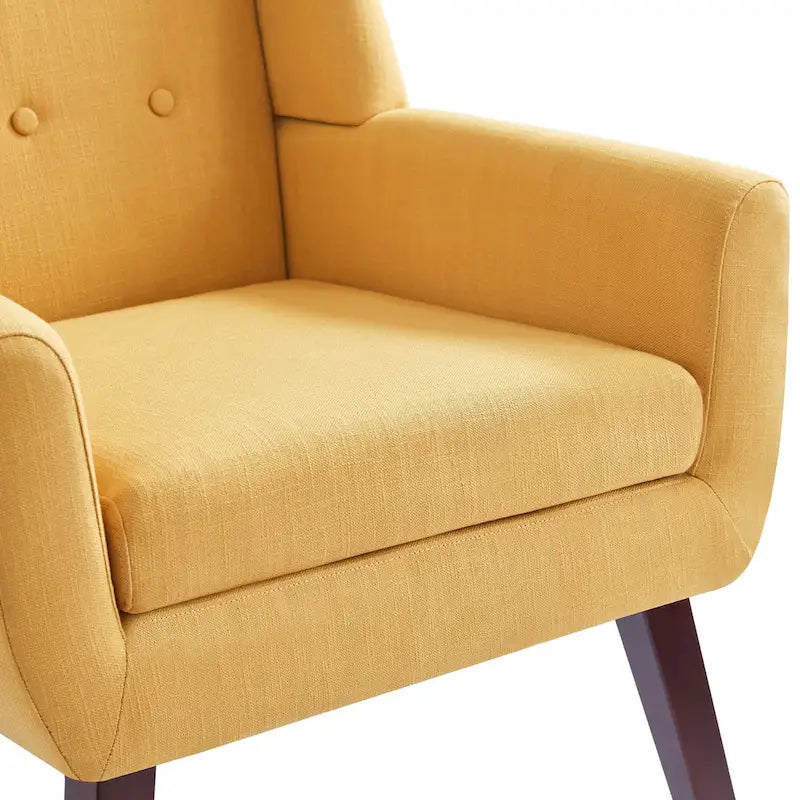 Ensemble de deux fauteuils capitonnés modernes