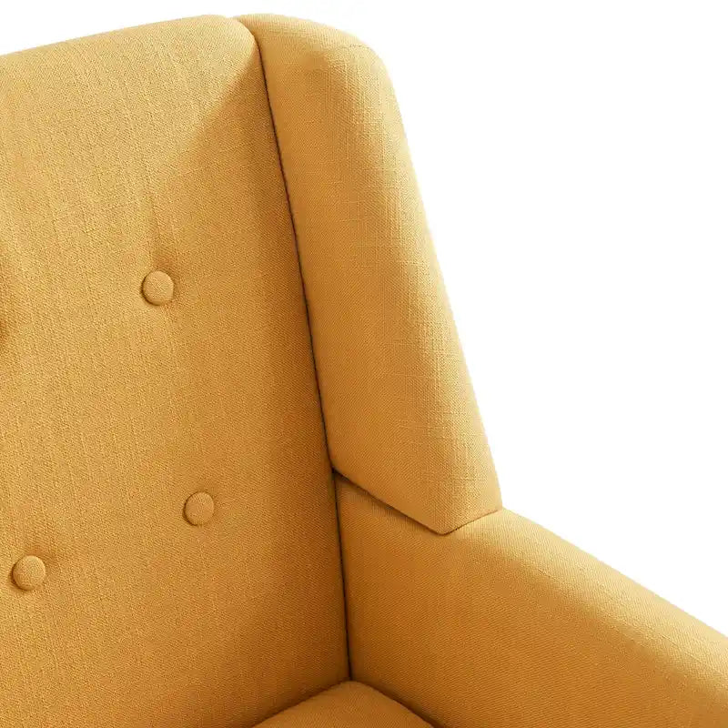 Ensemble de deux fauteuils capitonnés modernes