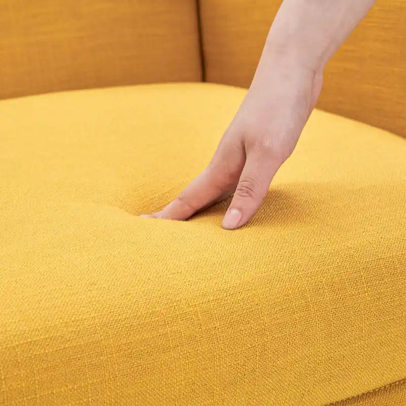 Ensemble de deux fauteuils capitonnés modernes