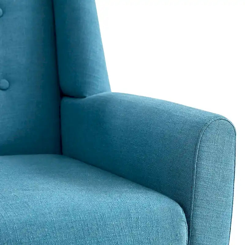 Ensemble de deux fauteuils capitonnés modernes