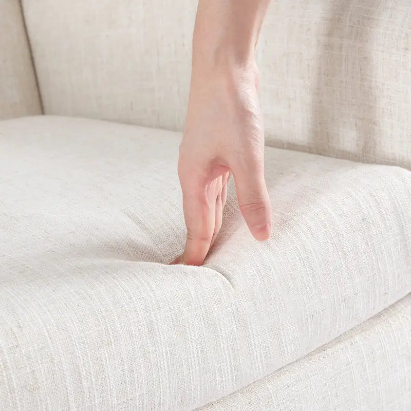 Ensemble de deux fauteuils capitonnés modernes