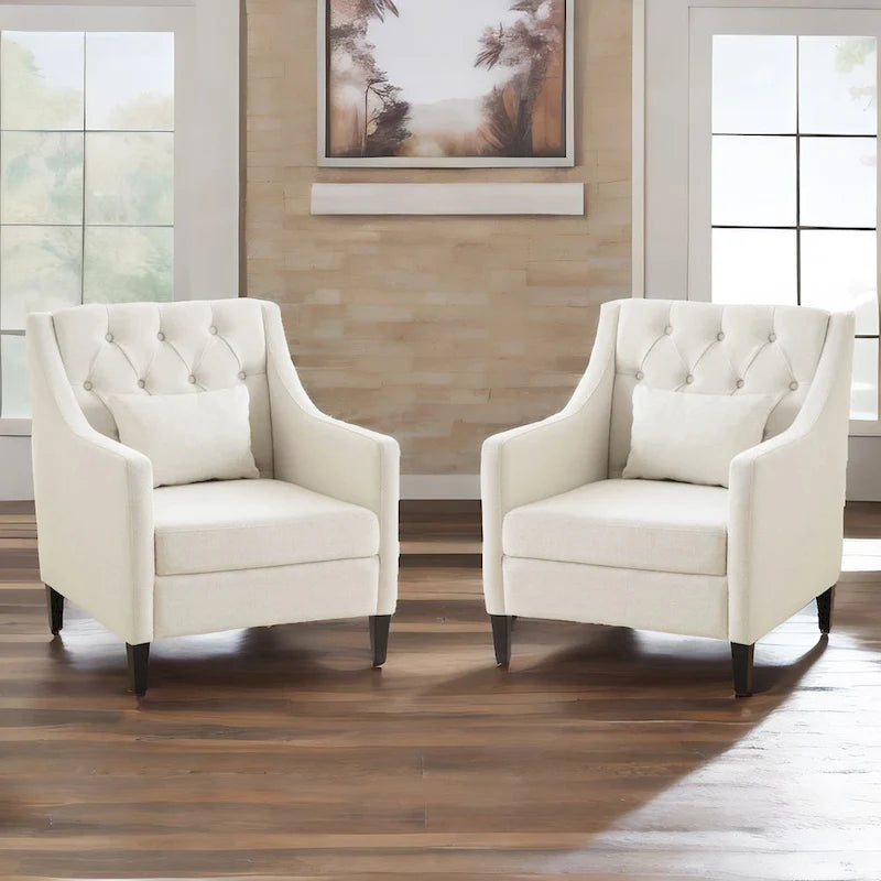 Fauteuil Comfort Club avec dossier (beige/bleu-vert foncé/bleu)