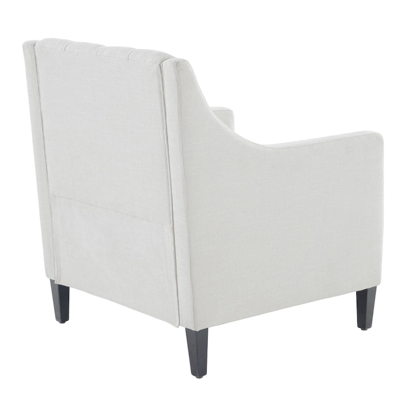 Fauteuil Comfort Club avec dossier (beige/bleu-vert foncé/bleu)