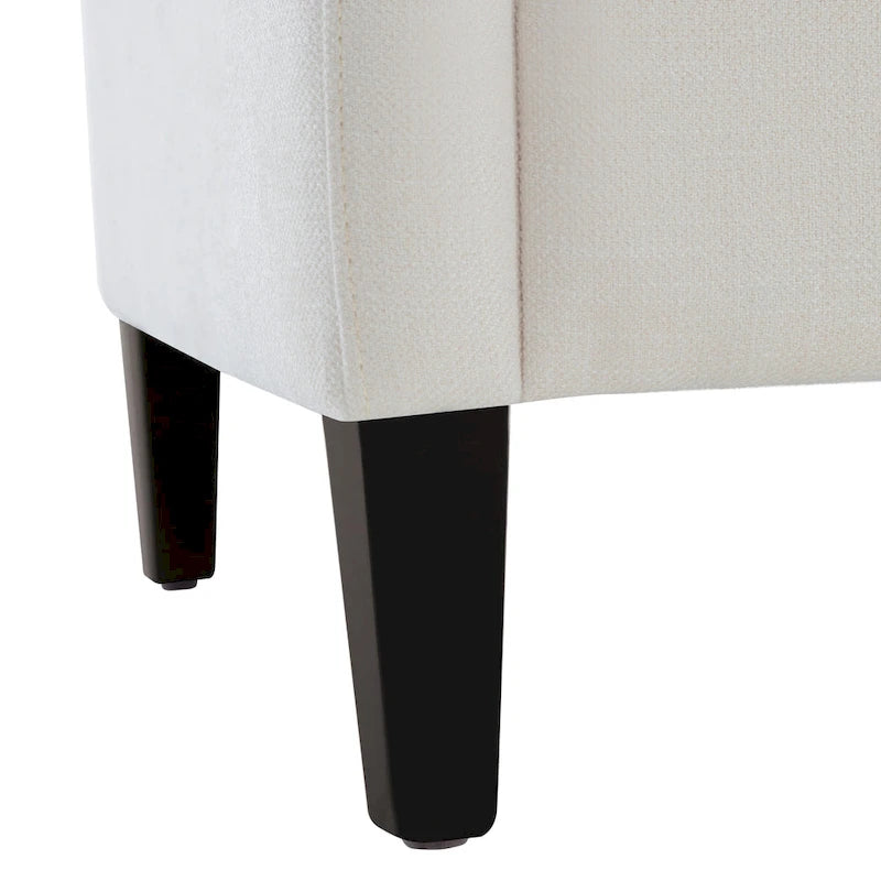 Fauteuil Comfort Club avec dossier (beige/bleu-vert foncé/bleu)