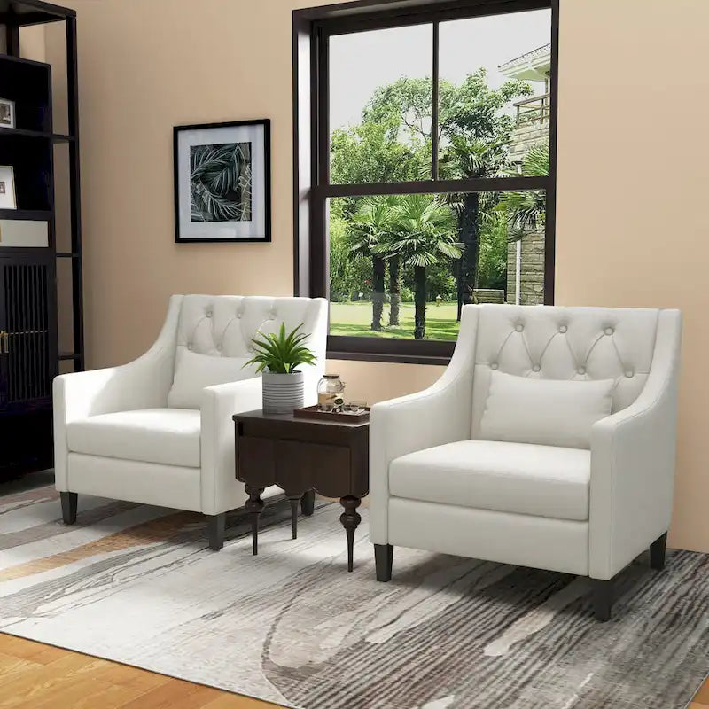 Fauteuil Comfort Club avec dossier (beige/bleu-vert foncé/bleu)