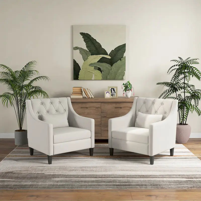Fauteuil Comfort Club avec dossier (beige/bleu-vert foncé/bleu)