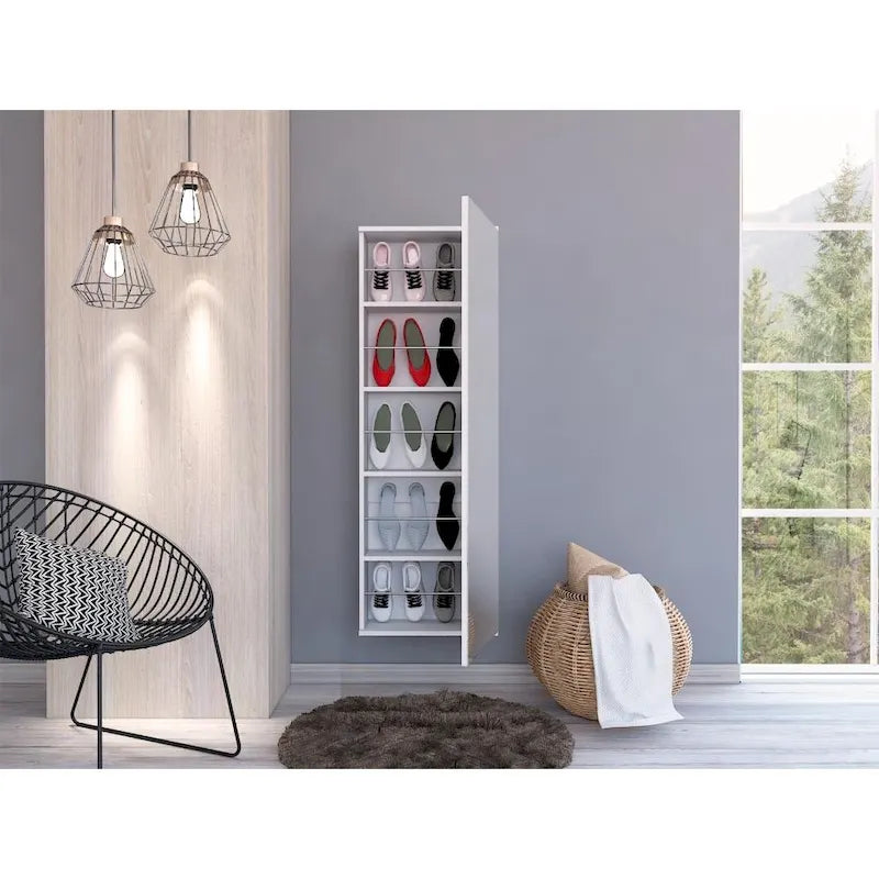 Penderie, deux portes, 2 tiroirs, avec tringle à vêtements