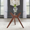 Table ronde en verre