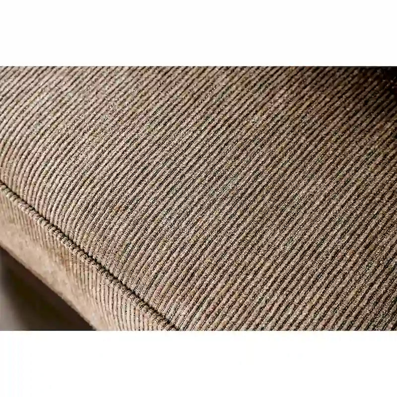 Causeuse en similicuir marron