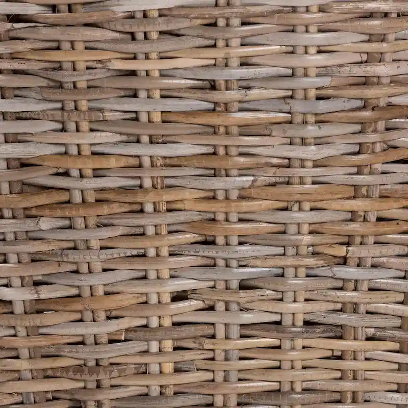 Chaises de salle à manger Bohème Grise Naturelle Kubura et Acajou