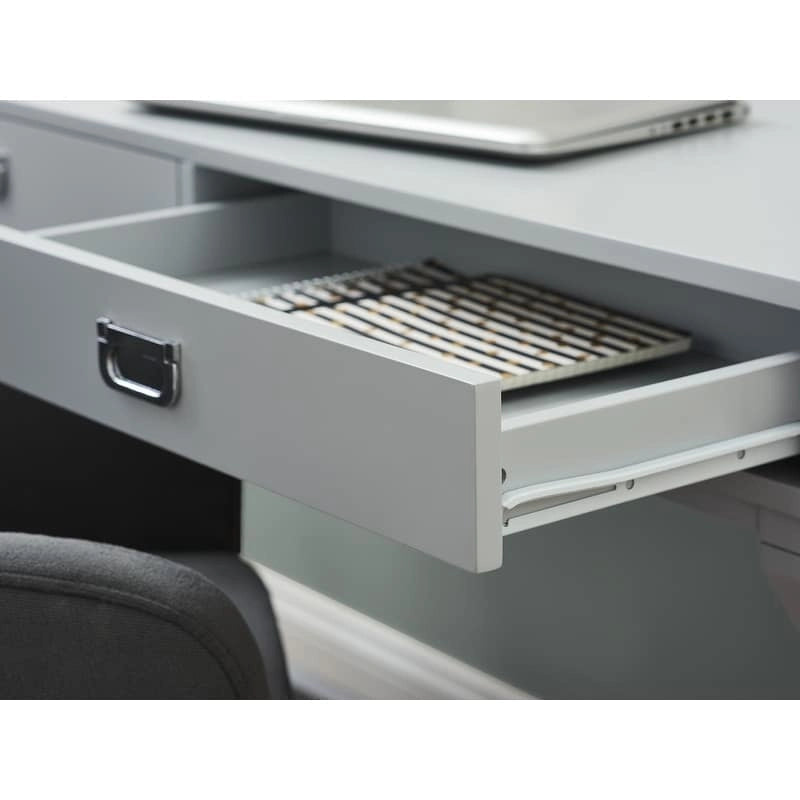 Bureau à cadre en X avec tiroirs