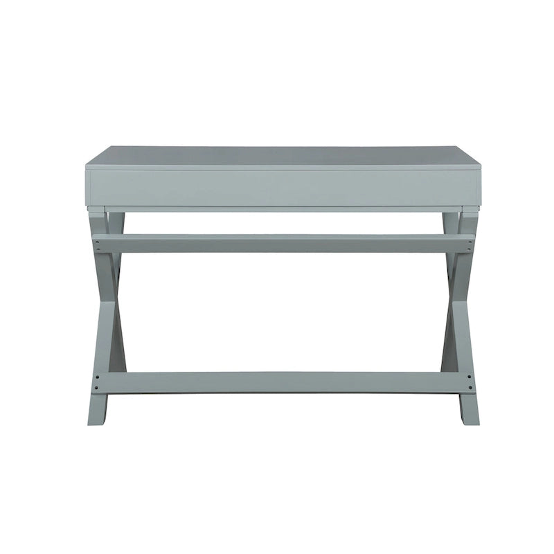 Bureau à cadre en X avec tiroirs