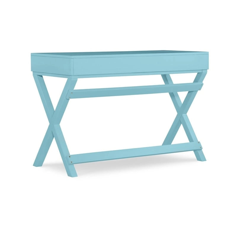 Bureau à cadre en X avec tiroirs