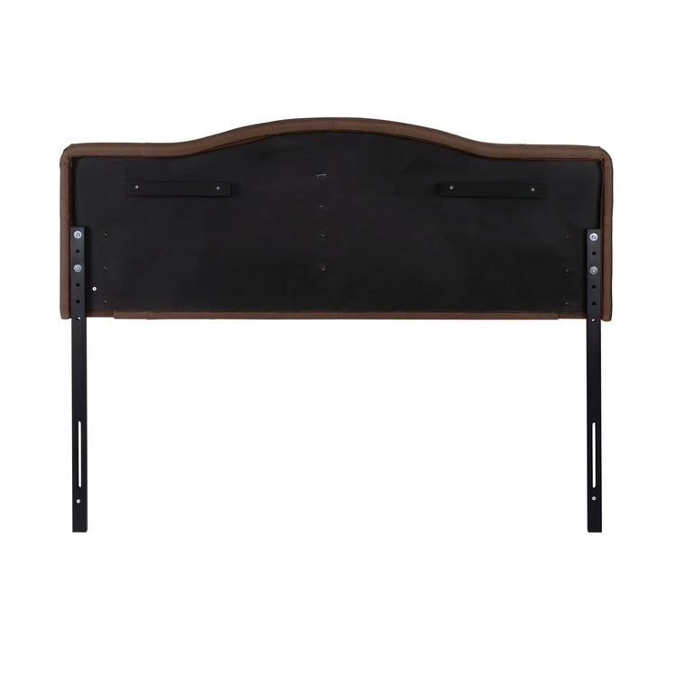 Tête de lit capitonnée embellie de boutons, tête de lit réglable en hauteur, tête de lit en tissu de haute qualité.