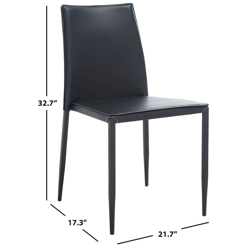 Chaises de salle à manger (lot de 2) – 55,1 cm de large x 43,9 cm de long x 83,1 cm de haut – 55,9 cm de large x 43,2 cm de profondeur x 83,8 cm de haut