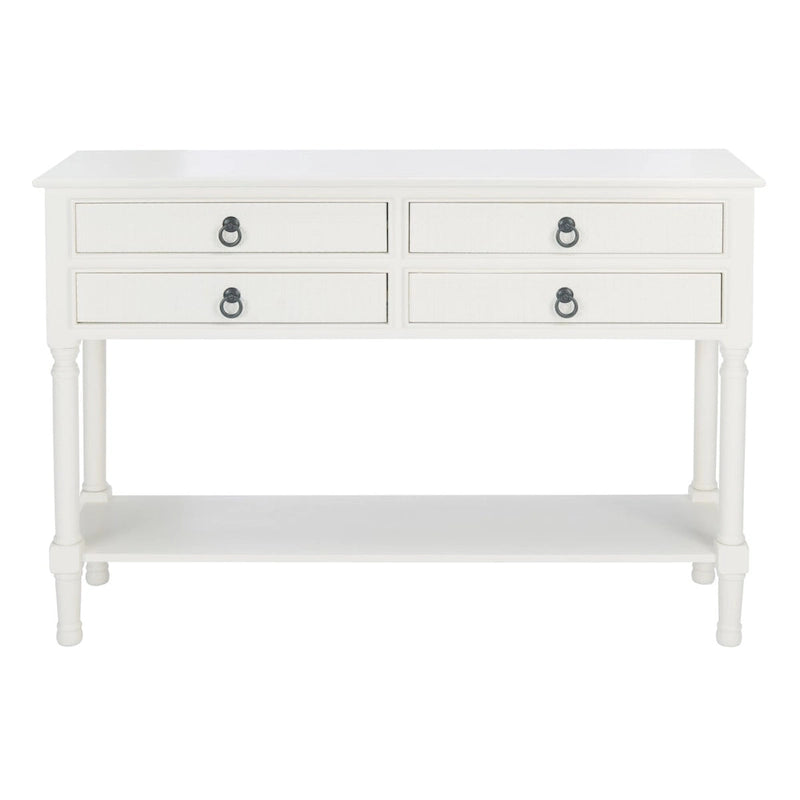 Console à quatre tiroirs - 42 pouces de large x 13 pouces de long x 29,5 pouces de haut - 42 pouces de large x 13 pouces de profondeur x 30 pouces de haut