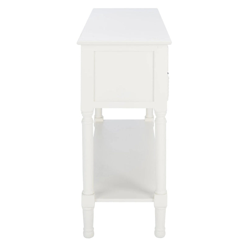 Console à quatre tiroirs - 42 pouces de large x 13 pouces de long x 29,5 pouces de haut - 42 pouces de large x 13 pouces de profondeur x 30 pouces de haut