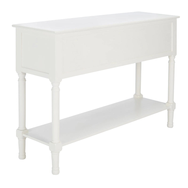 Console à quatre tiroirs - 42 pouces de large x 13 pouces de long x 29,5 pouces de haut - 42 pouces de large x 13 pouces de profondeur x 30 pouces de haut