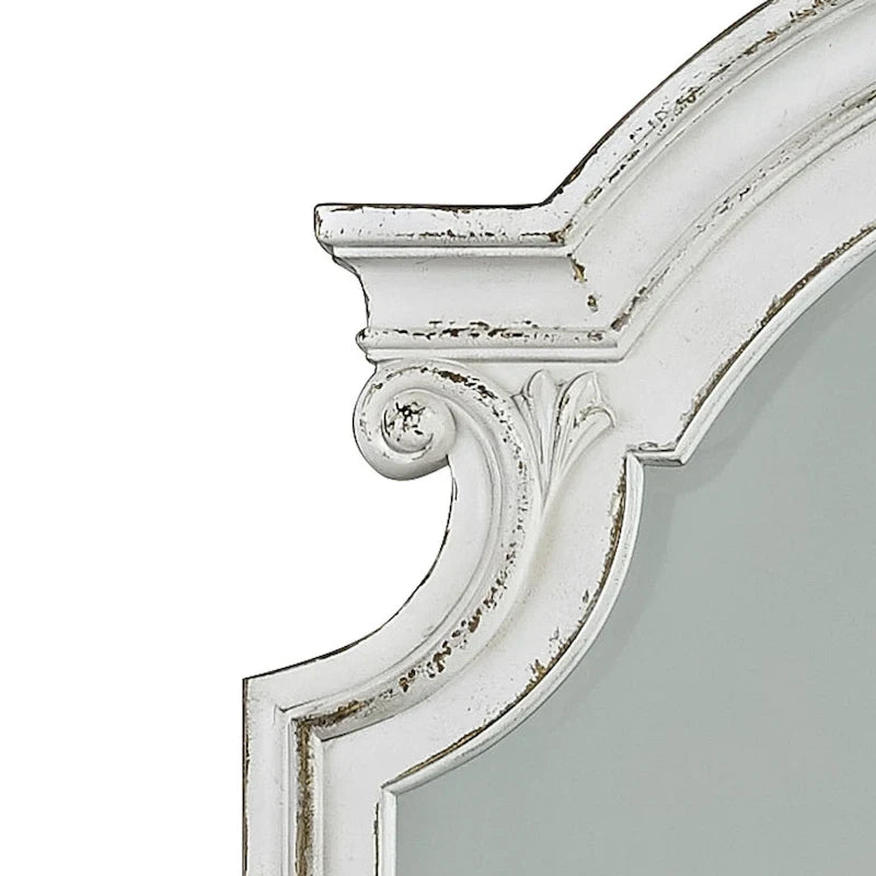 Lit capitonné Magnolia Manor, et ensemble commode et miroir