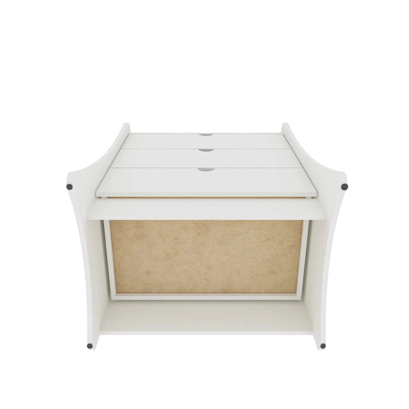 Ensemble de coiffeuse et table de chevet modernes, style médiéval, deux pièces