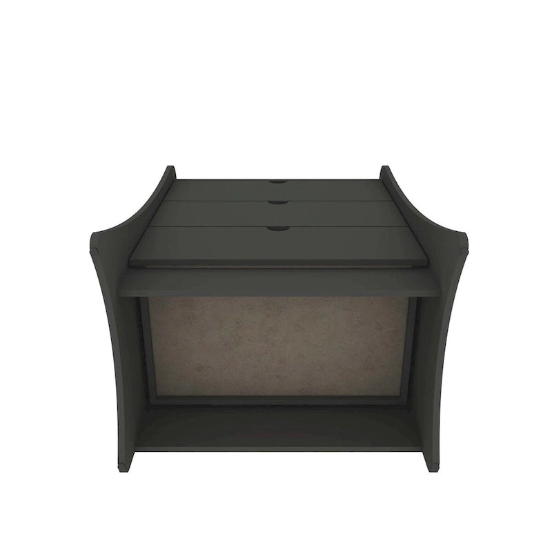 Ensemble de coiffeuse et table de chevet modernes, style médiéval, deux pièces