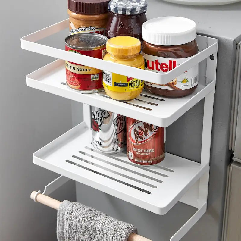 Étagère de rangement magnétique pour réfrigérateur