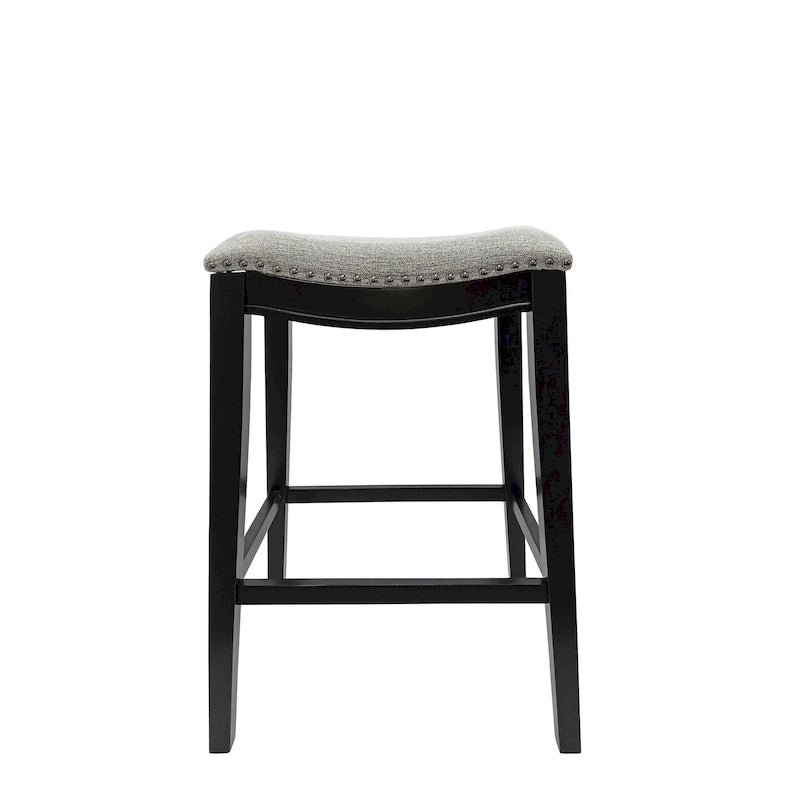 Tabourets de bar en forme de selle - lot de deux