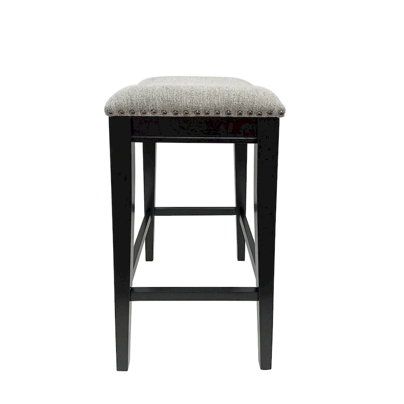 Tabourets de bar en forme de selle - lot de deux