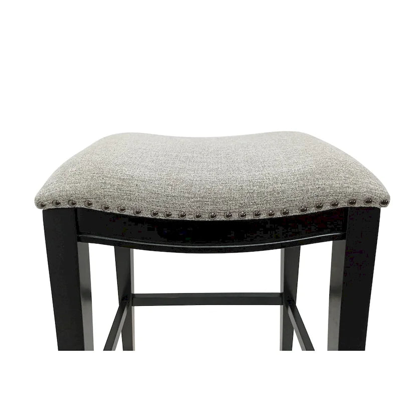 Tabourets de bar en forme de selle - lot de deux