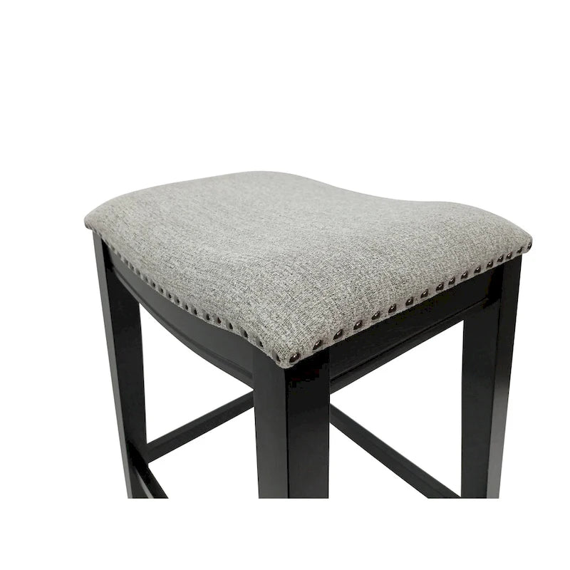 Tabourets de bar en forme de selle - lot de deux