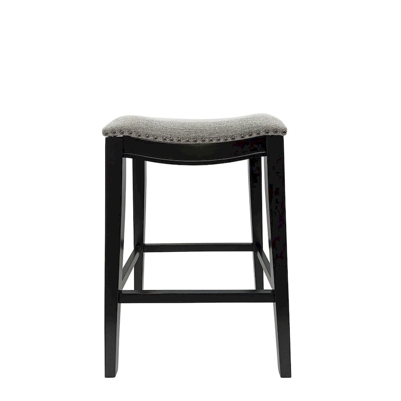 Tabourets de bar en forme de selle - lot de deux