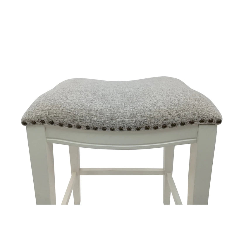 Tabourets de bar en forme de selle - lot de deux