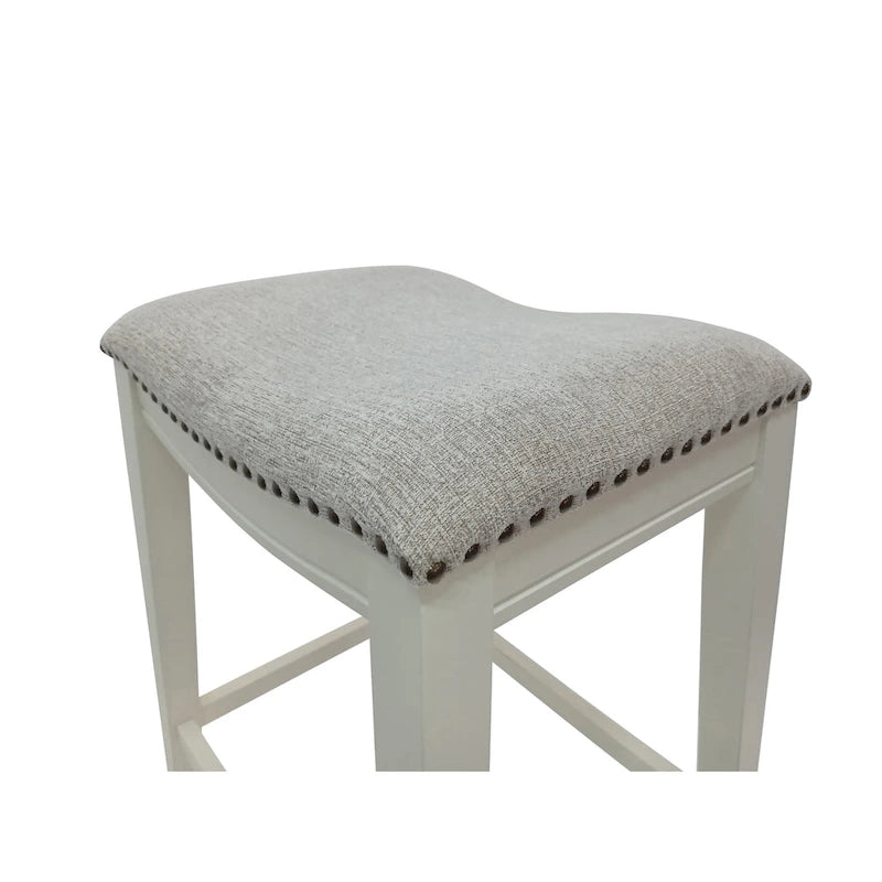 Tabourets de bar en forme de selle - lot de deux