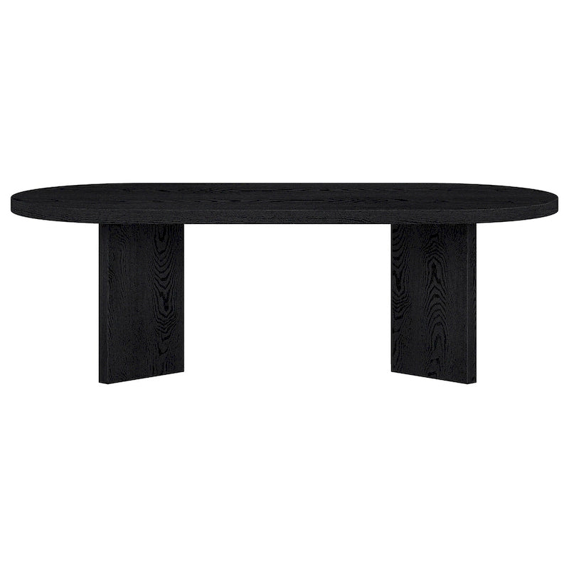 Table basse ovale de 48 pouces de largeur - 47,63 pouces de largeur
