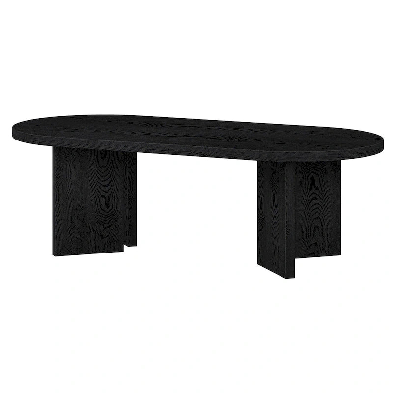 Table basse ovale de 48 pouces de largeur - 47,63 pouces de largeur