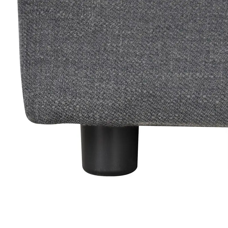 Canapé d'angle modulaire en forme de L de 92,9 po de largeur avec coussins et 3 oreillers
