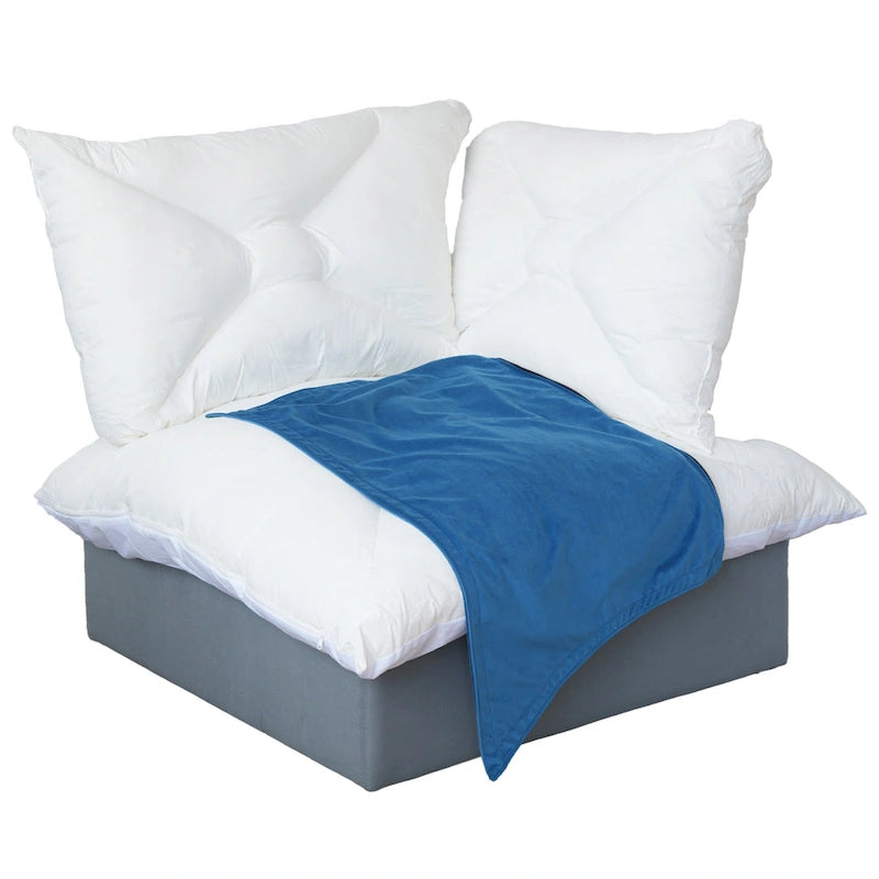 Canapé d'angle en U pour salon, canapé d'angle convertible en velours avec poufs